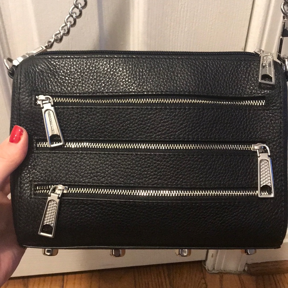 5 zip Rebecca Minkoff crossbody bag